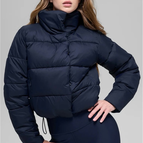 ALO Yoga Jackets & Blazers - ALO Yoga Midnight Blue Puffer Jacket